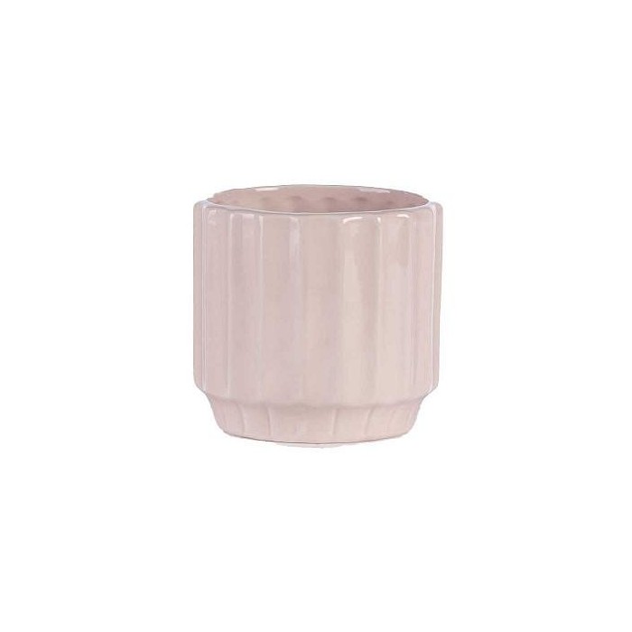 VASO ROSA CERAMICA D.10.3 H.10